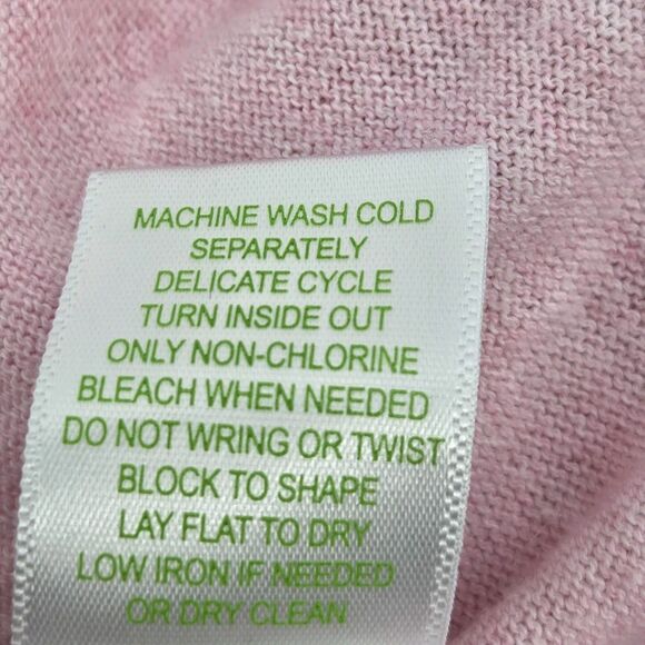 Lilly Pulitzer Cobo Oversized Sweater Womens XS Heathered Pink Tropics Fall Glam - Picture 8 of 8